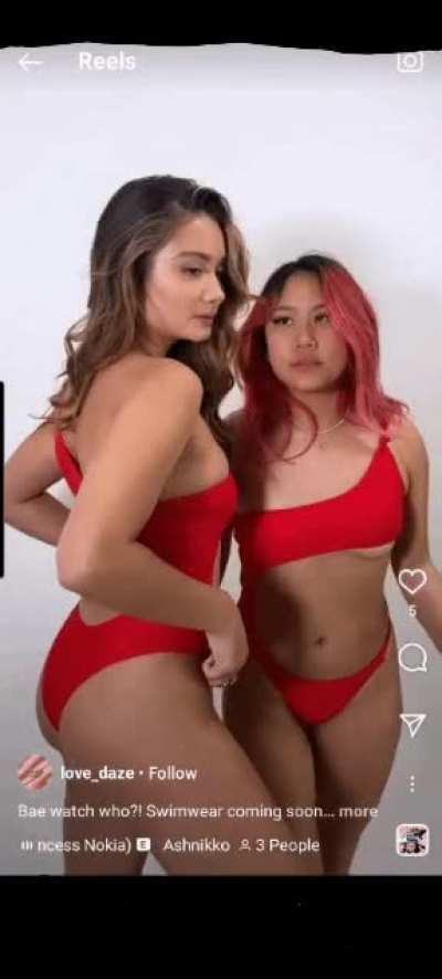 Rae with a friend