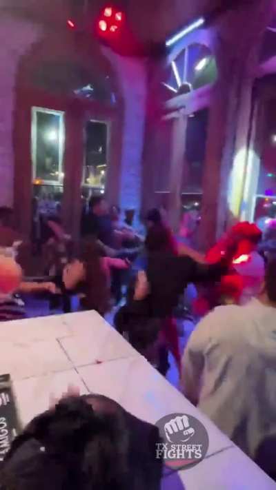 Club fight on 6th Street Austin TX