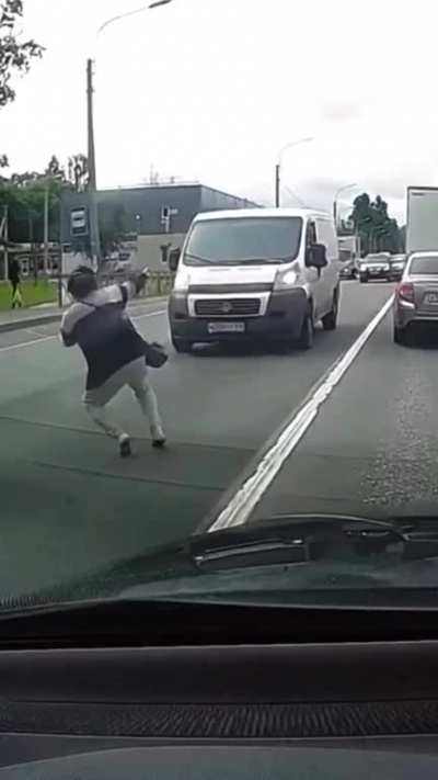 Don&rsquo;t mind me! I&rsquo;m just crossing the road!