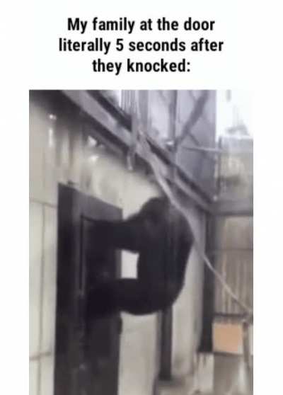 Or the bathroom