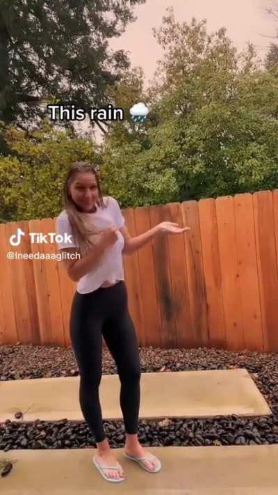 Raining