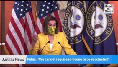 🚨 FLASHBACK 🚨 &ldquo;We cannot require someone to be vaccinated,&rdquo; saying &ldquo;it&rsquo;s a matter of privacy.&rdquo; - Nancy Pelosi April 29th, 2021 Source:  