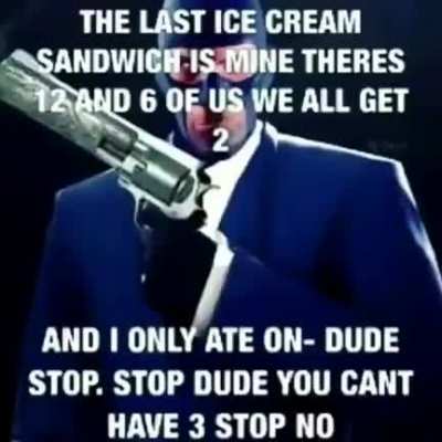 Ice cream sandwich