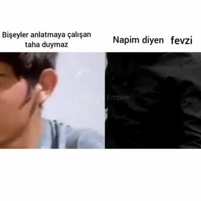 Taha boş yapmış
