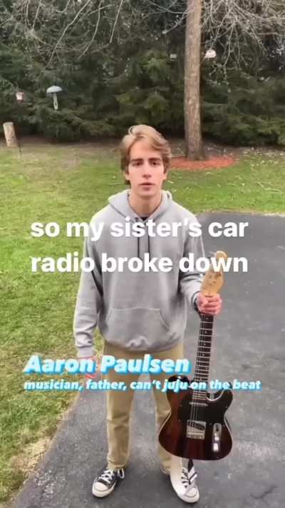 "I thought this would be the perfect chance for me to act as her radio"