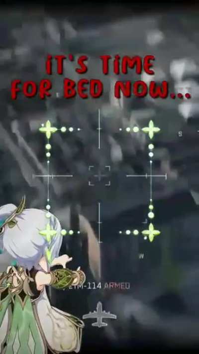 Nahida as Ace Combat antagonist when