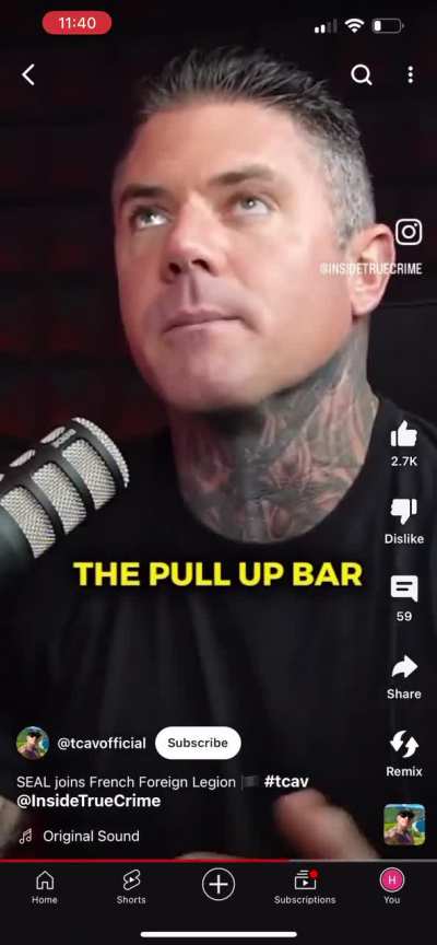 Seal gets kicked out of Navy and joins French Foreign Legion (full podcast in body)