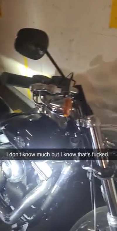 Should I be worried? This is in my parkade.
