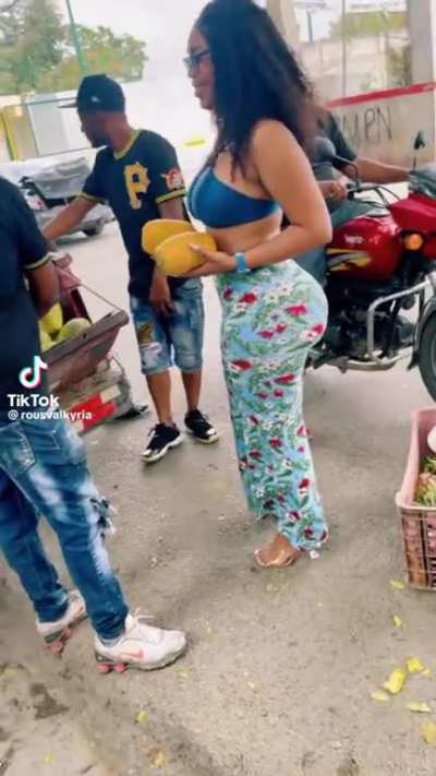 At the fruit stand