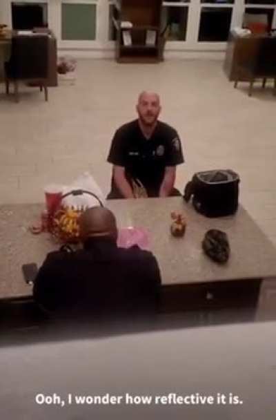 Whose head is shinier?