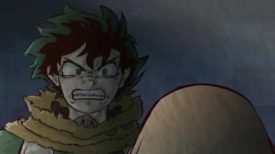 Why does Deku get so mad while rescuing people?