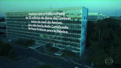 Investiga&ccedil;&atilde;o na CPI do caso Covaxin - Jornal Nacional de 21/06/21
