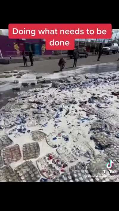 Imagine being the dude that gets to clean all this &lsquo;anti-woke&rsquo;-ism up.