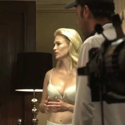 January Jones (X-Men First Class) Emma Frost (behind the scenes)
