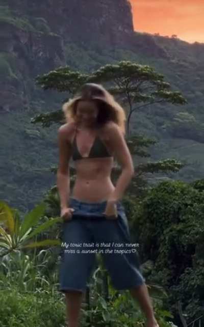 Those abs and that smile