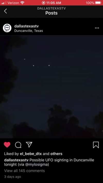 orbs floating near dallas a few nights ago...