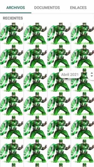 Contexto: mi amigo me mandó 1457 fotos de el cãpitao whatsapp