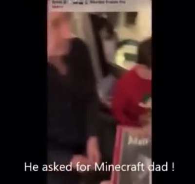 He asked for Minecraft not Mein Kampf!!