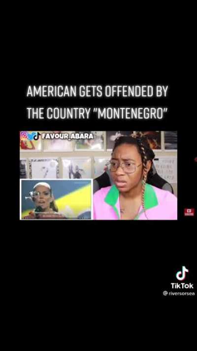 American Woman gets offended by the country &bdquo;Montenegro&ldquo;