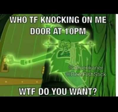 Blursed_Squidward_smokes_Weed