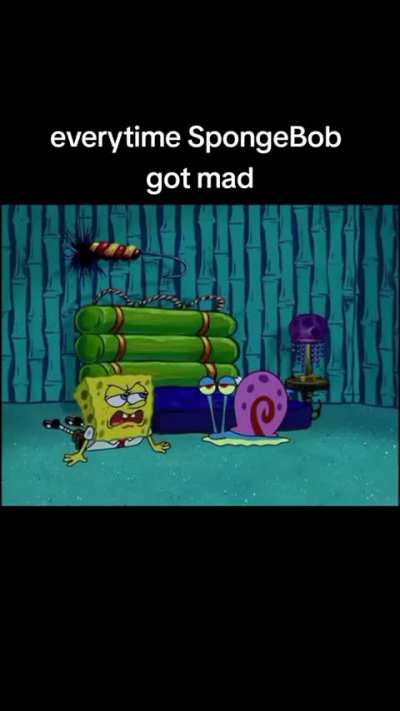 SpongeBob yelling