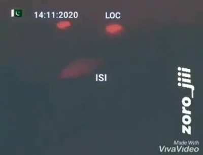 Daily state of affairs along LOC. Heavy fog/smog present. Taken from Pakistani side.