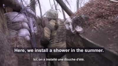 S.T.A.L.K.E.R. themed Ukraine's trenches