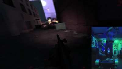[VR] Truck almost hit me coming out the garage