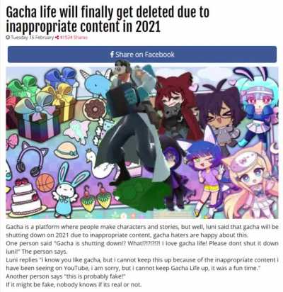 Not cringe but hope it ain't fake
