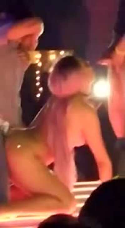 To enjoy his participation in a sex show.