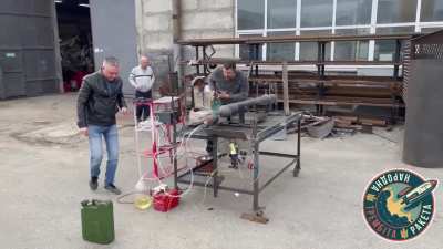 Ukrainian volunteers are assembling a small cruise missile with a pulsating Trembita engine. Its task is to destroy objects and exhaust the enemy&rsquo;s anti-aircraft defense at a depth of up to 140 km.