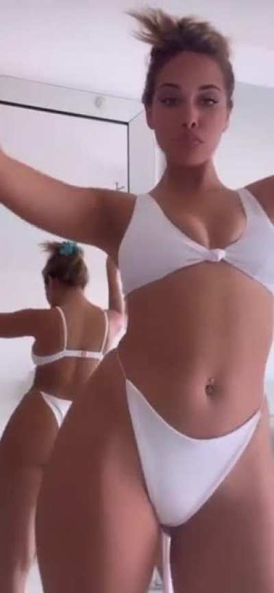 White bikini