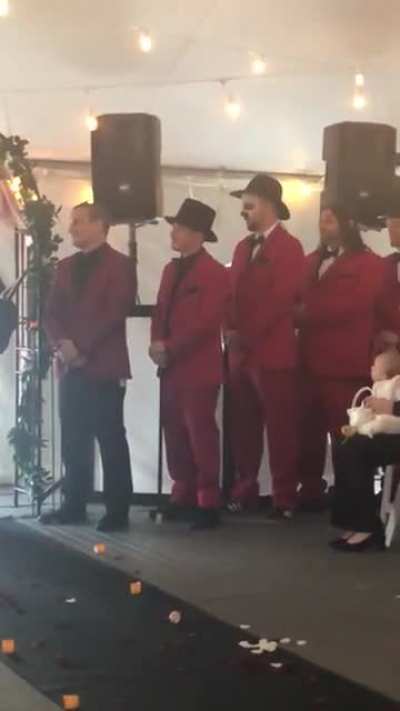 I main survivor and Michael is stalking me at the wedding.