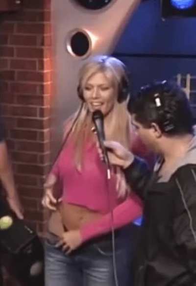 Torrie pulling her g string