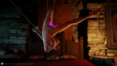 Tied up
