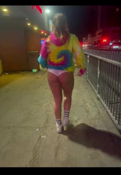 A little clothes, but a lotta confidence &hellip;