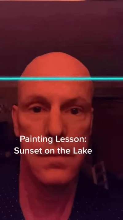 blursed sunset