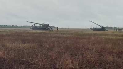 Ru pov: Russian Artillery brigade "Malki" are actively being used to destroy fortified areas and equipment of Ukrainian Armed Forces