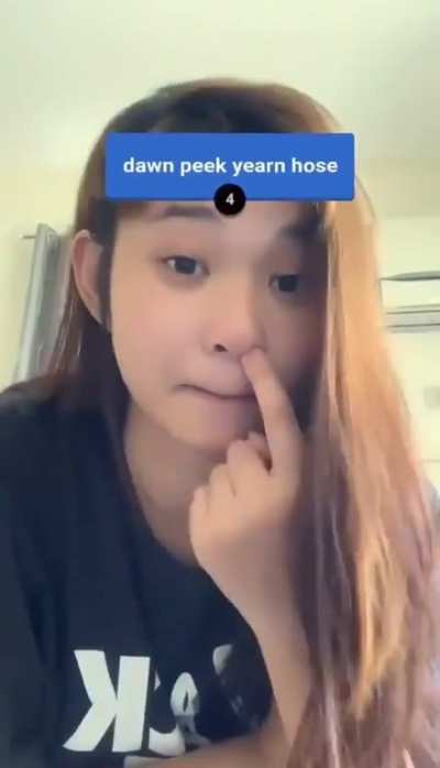 don&rsquo;t pick ur nose :)