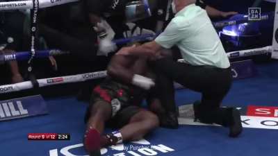 Alexander Povetkin knocks out Dillian Whyte with a sneaky uppercut, ending Whyte&rsquo;s reign as longest ever WBC mandatory