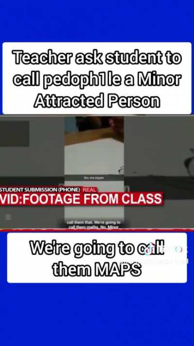 Incredibly sick teacher DEMANDS that students show respect towards paedophiles.