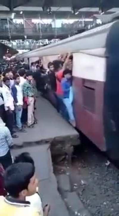 Train Station in Mumbai, India