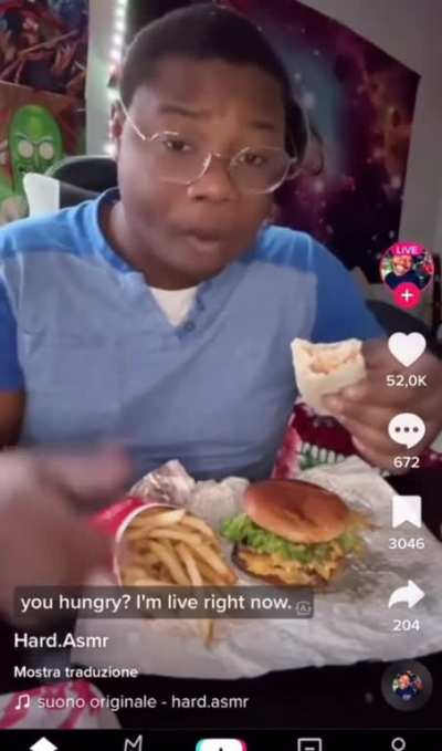 bro is NOT eating