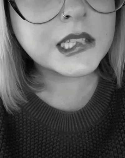 Savoring the thought of a kiss