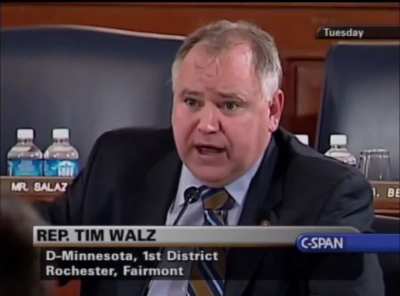  In newly obtained tape, then-Rep. Tim Walz tells a gold-star family during hearing on PTSD that he was deployed to Afghanistan in 2004 in support of Operation Enduring Freedom, and says he and his troops suffering from mental health issues were &ldquo;shown th