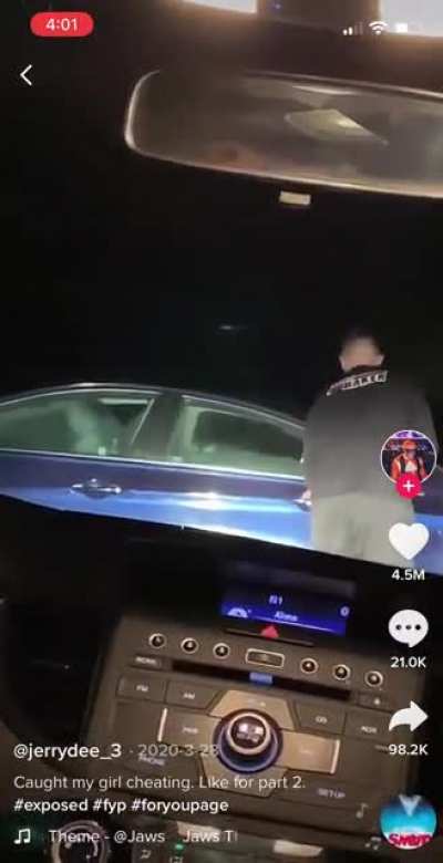 Catching girlfriend cheating