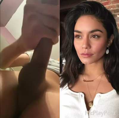 Vanessa Hudgens loves starring at it