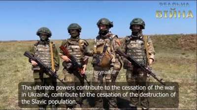 "We are not fighting with Ukrainians, but with NATO," a group of Russian special forces soldiers said. They demanded that Russian President Vladimir Putin quickly launch a nuclear attack on America.