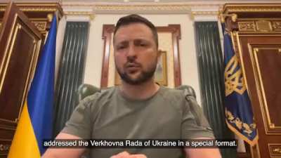 President Zelenskyy: "I want to thank the American senators who unanimously approved the resolution calling on the US State Department to recognize Russia as a state sponsor of terrorism"