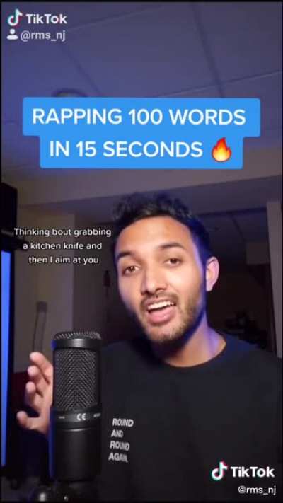 Rapping 100 Words in 15 Seconds (Killshot Remix)